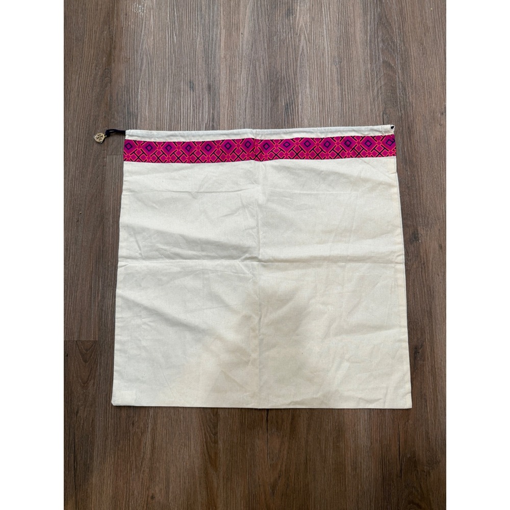 Tory Burch Dust Bag Logo Geometric Print‎ Drawstring Pouch